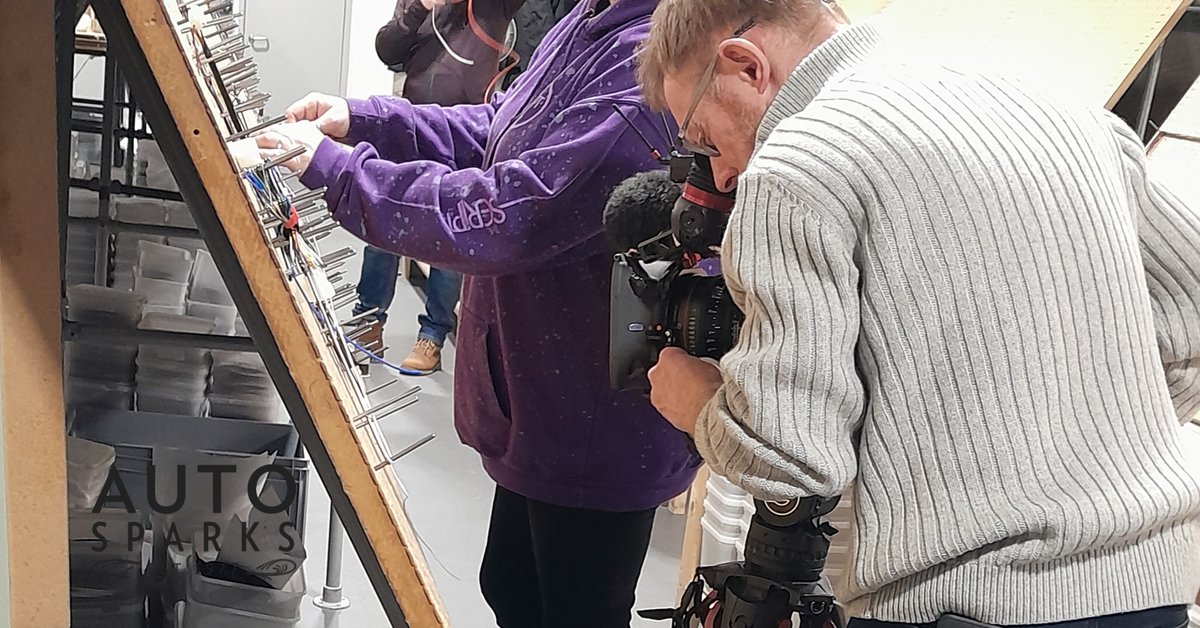 We had the team from Bangers &amp; Cash visit our site yesterday to talk about what we do and film some of our processes.
The new series of #BangersandCash starts on Yesterday tonight at 8pm.

#UKTV #WiringHarness #BritishManufacturing