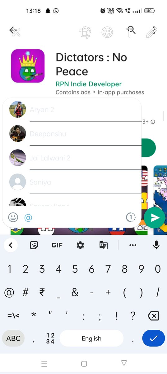Utkarsh30403's tweet photo. I got a bug. Not able to see names when tagging someone https://t.co/wv4wVyQYYW