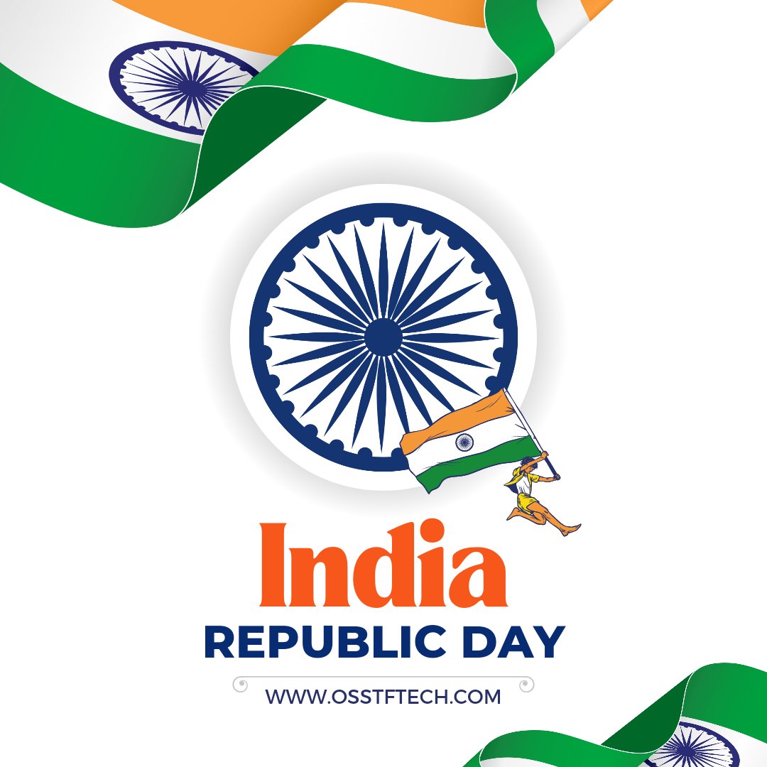 osstftech's tweet image. As we celebrate #RepublicDay, let us pledge to work together towards a prosperous &amp;amp; inclusive nation. Jai Hind Jai Bharat #India #corporateunity