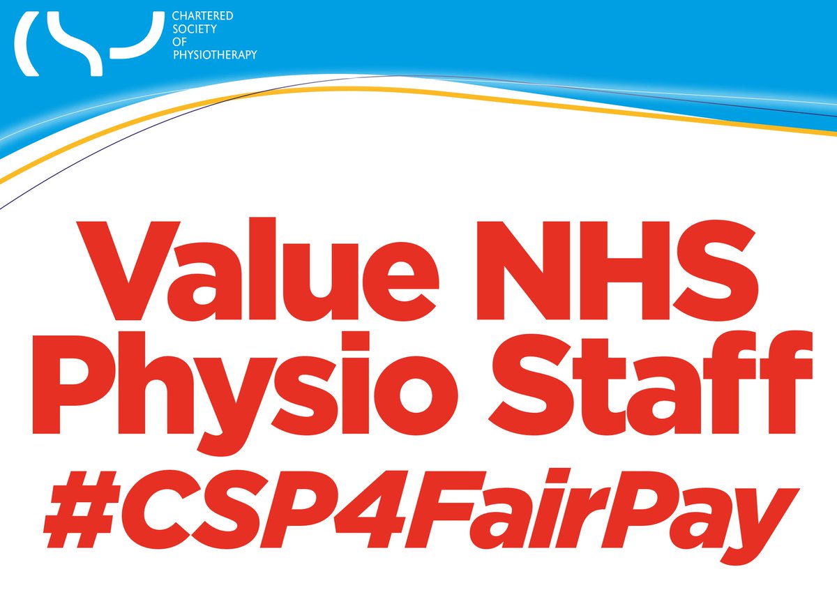 No Dorset picket lines today but I'm in full support of those who are out there around the country - fair pay for this generation of Physios but also to help secure the next generation. #CSP4FairPay