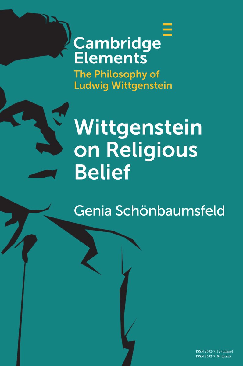 Don’t miss your chance to read new Cambridge Element Wittgenstein on Religious Belief by Genia Schönbaumsfeld Free access available until 2 February
ow.ly/ofhr50MuFEp
 #cambridgeelements #languageandlinguistics