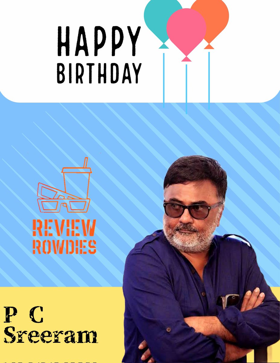 review_rowdies's tweet photo. Happy Birthday Sir @pcsreeram 💐
#PcSriram #happybirthday #HBDPC #Reviewrowdies https://t.co/Y2mfy9l43A