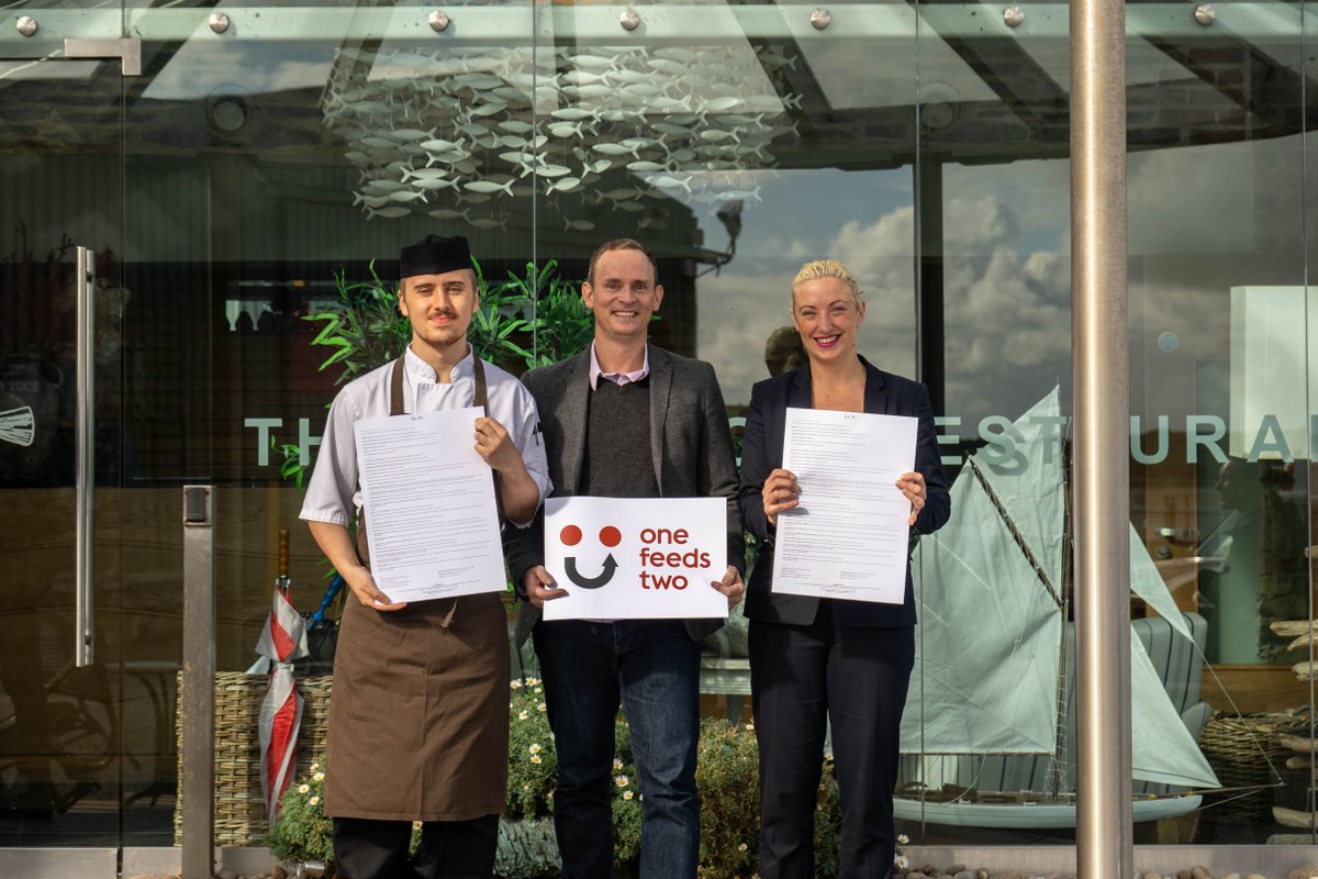 Rick Stein Restaurants (@ricksteinrest) on Twitter photo Thank you 🙏 We launched our charity partnership with <a href="/OneFeedsTwo/">ONE FEEDS TWO™</a> in September, and thanks to your kindness (and superb ordering from our menus) we've donated nearly 60,000 meals to children living in poverty so far. Find out more here: bit.ly/3Qfqyus Thank you 🙏 We launched our charity partnership with <a href="/OneFeedsTwo/">ONE FEEDS TWO™</a> in September, and thanks to your kindness (and superb ordering from our menus) we've donated nearly 60,000 meals to children living in poverty so far. Find out more here: bit.ly/3Qfqyus