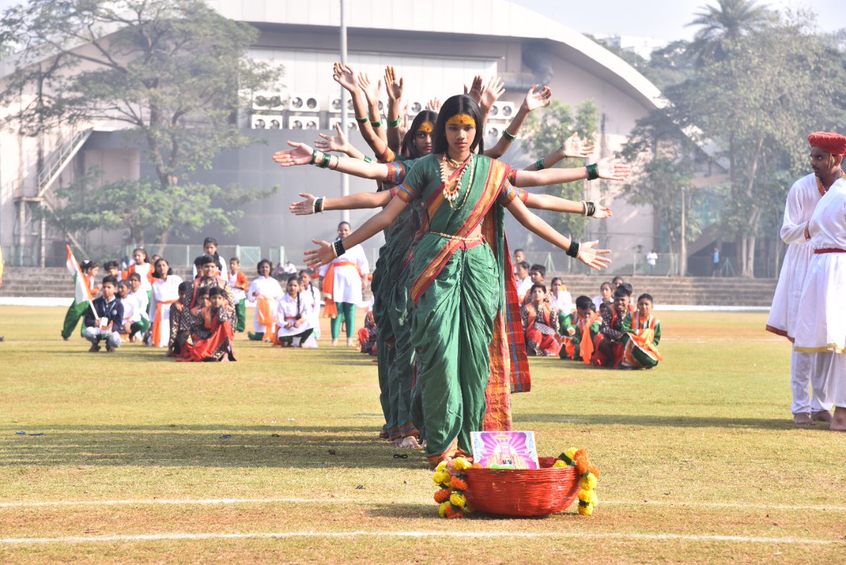 iitbombay's tweet photo. IIT Bombay celebrated the 74th Republic Day on January 26, 2023. The celebration began with the unfurling of the National Flag by the Institute’s Director Prof. Subhasis Chaudhuri at the Institute’s Gymkhana ground. https://t.co/D2hPgMKp1Y
