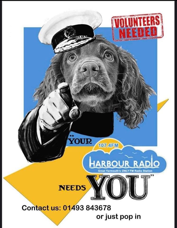 Give us a call today, you may have the skills we need to help us promote your very own community radio station! 01493 843678 or pop in and see us at 137 King Street, Great Yarmouth 😄