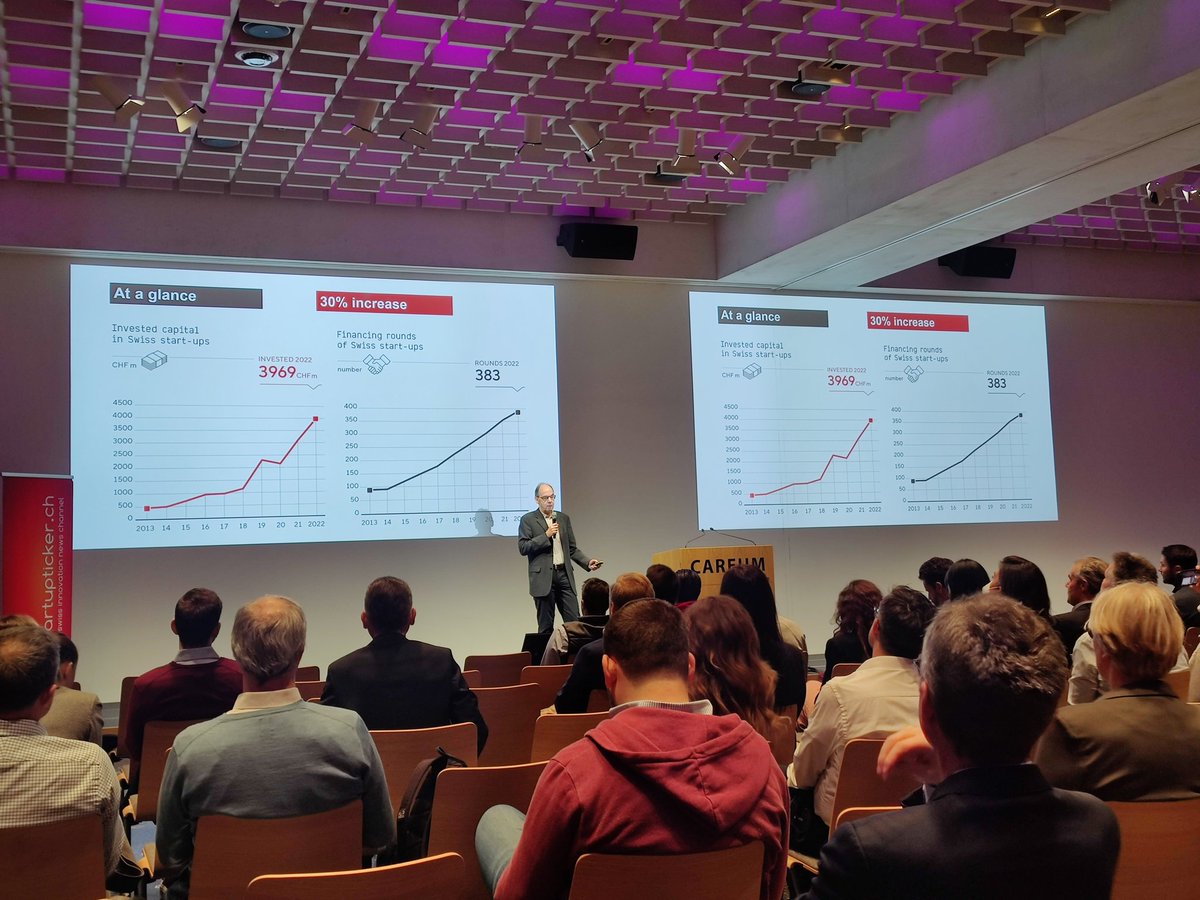 So great to see all the familiar faces at the <a href="/startuptickerCH/">startupticker</a> #VentureCapital Report, 🇨🇭 #startup ecosystem