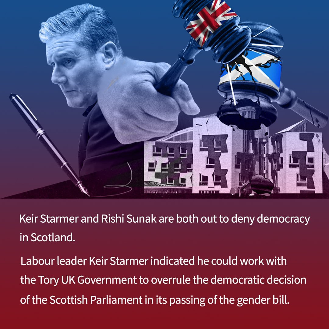 ''The UK government assault on trans rights and Scottish democracy cannot be allowed to go unchallenged.''

 #indyhague23

 #ScottishIndependence

 #ScottishDemocracy