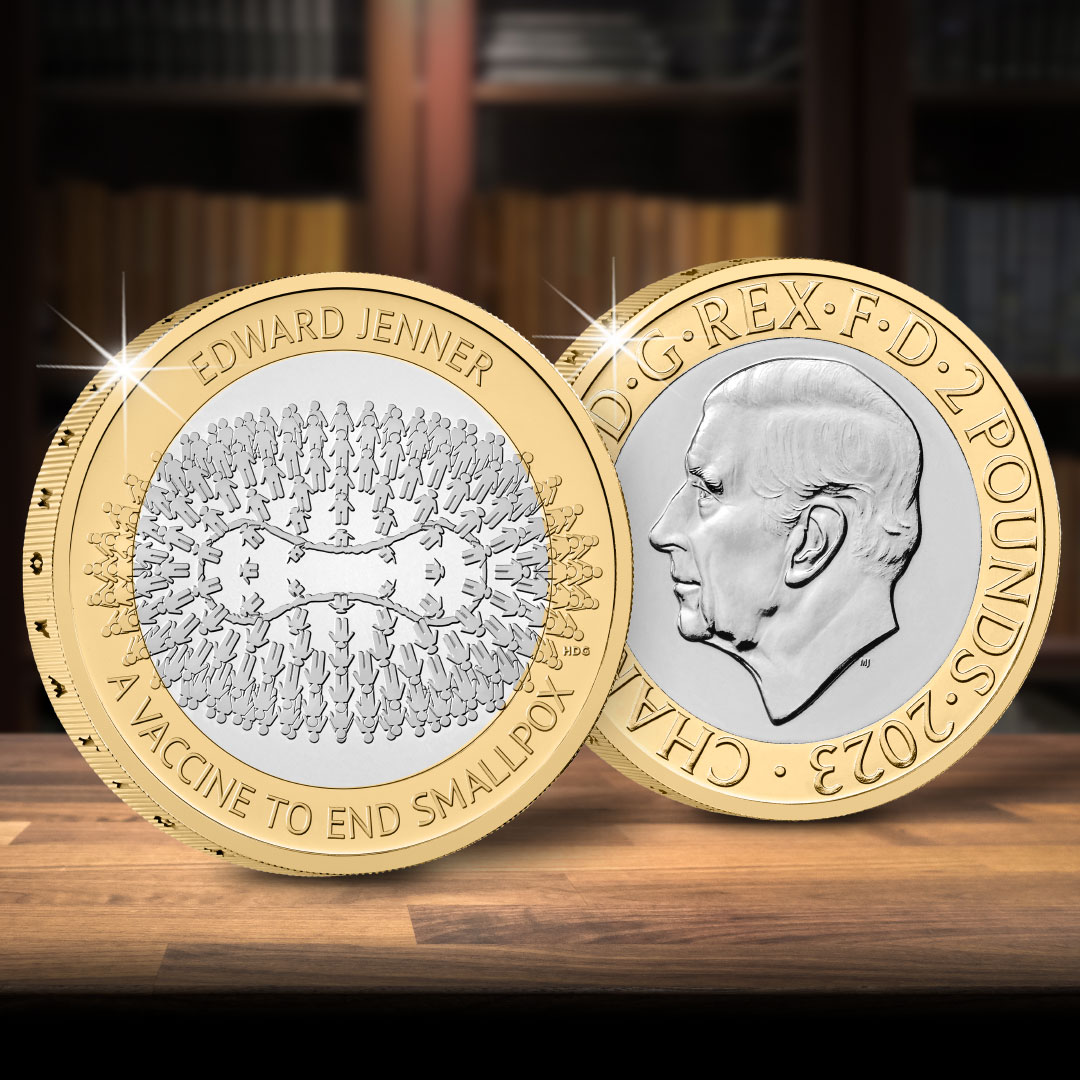 The FIRST EVER individual King Charles III UK £2 has just been released featuring British physician, Edward Jenner: changechecker.org/EdwardJenner2 Want to get your hands on one? Head to our blog to find out more!