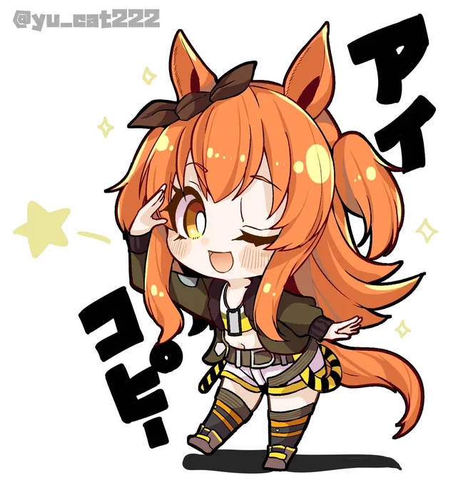 いつも描くデフォルメとはちょっとタッチ変えたSDこれ結構気に入ってる 