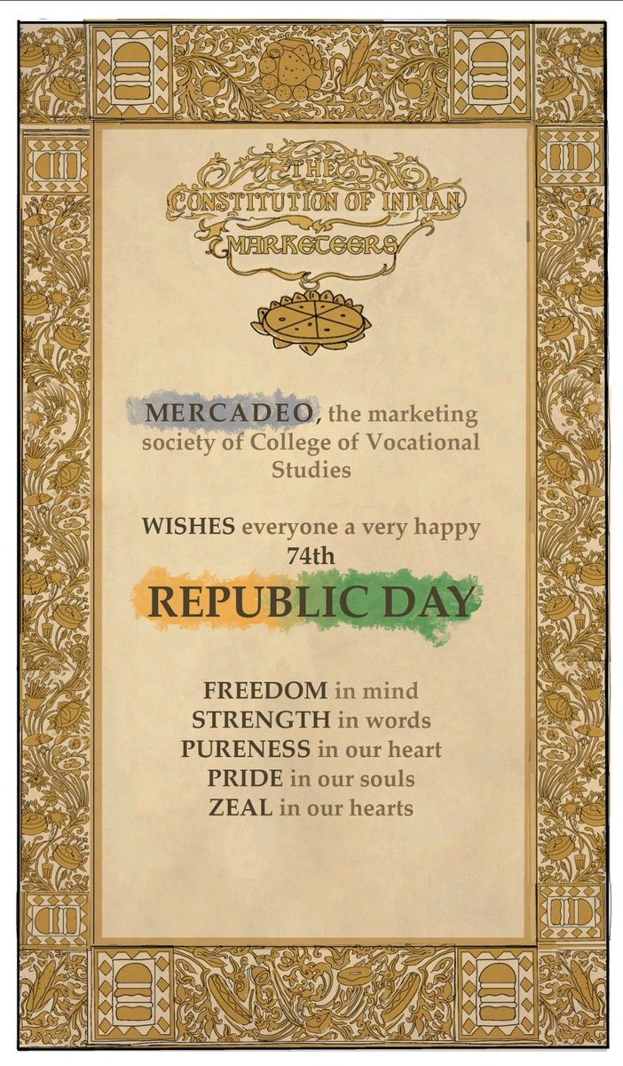 MercadeoOf's tweet photo. A thoughtful mind, when it sees a nation’s flag, sees not the flag, but the nation itself.
Happy Republic Day! 🇮🇳
#26january https://t.co/Rf43SX2c3b
