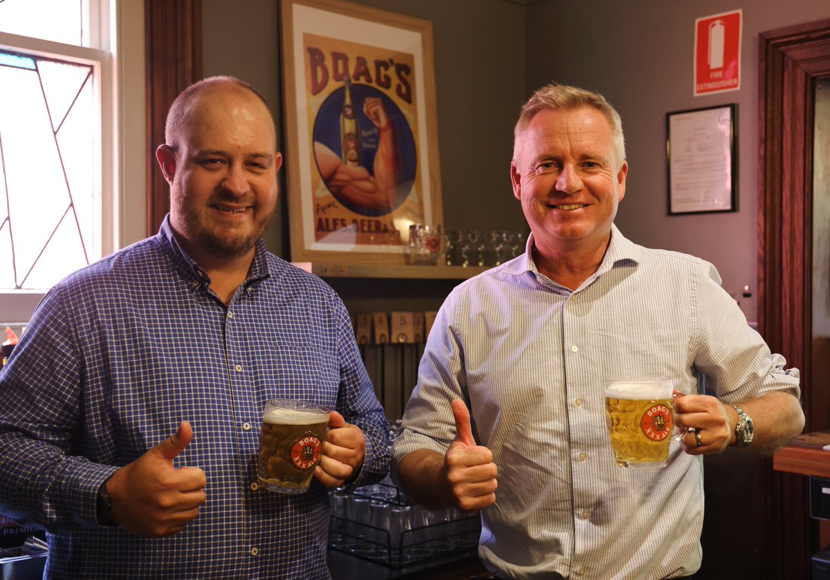 There's one thing Nathan and I forgot to say!
James Boag's brewery tours will be free for Tasmanians for the next 12 months. 

Just show the team your Tasmanian Driver's License, and away you go.