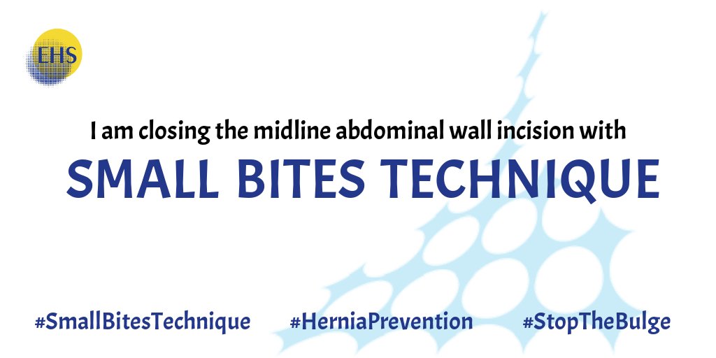 🔃 If u do apply #SmallBitesTechnique please RETWEET this post and spread the word!! Let's give a strong message! #HerniaPrevention #StopTheBulge #AWSurgery #HerniaSurgery #HerniaFriends