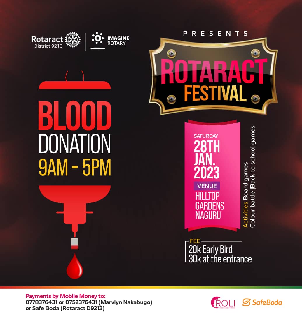 NahuriraVictor's tweet photo. One day to the real day . You never know who you're saving, he might be the future president.
#ROTFEST
#RoliBloodDrive https://t.co/mGEQgAzxSQ
