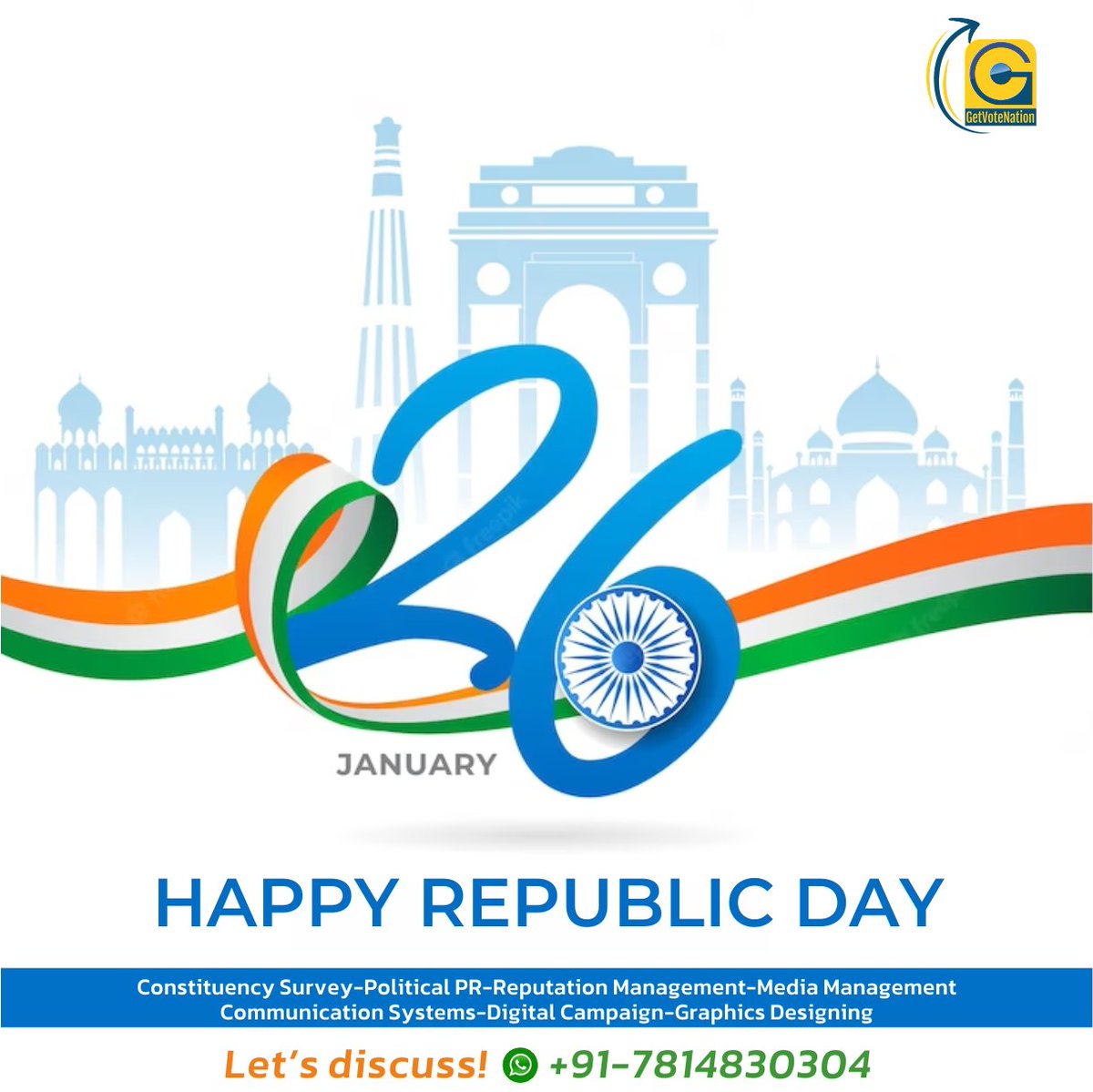 getvotenation's tweet photo. Happy #Republic Day to all. #republicday2023 https://t.co/5QTmsqOpTu