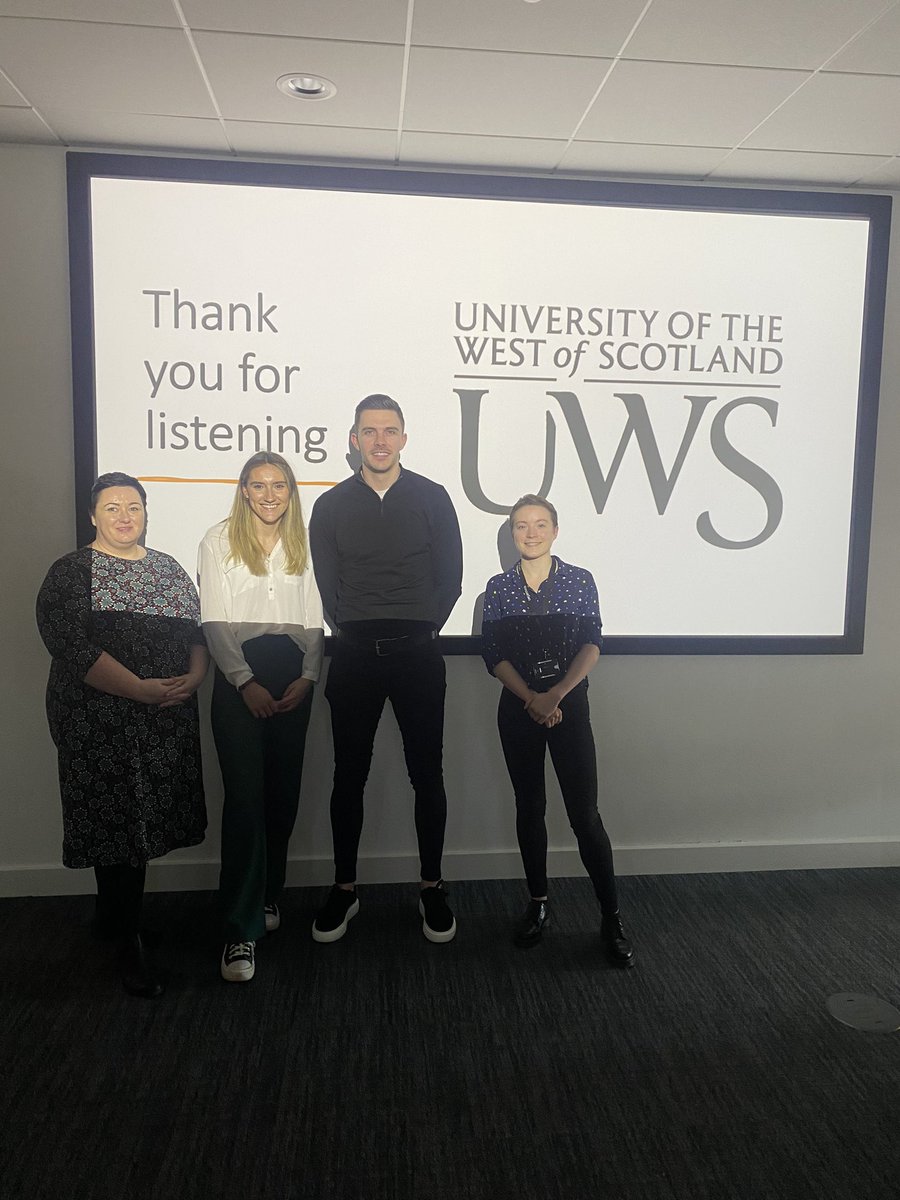 Well done to Laura Calder, <a href="/juliadonnelly__/">Julia Donnelly</a>, <a href="/88_Marky/">Mark McGuigan</a> and <a href="/belliesimpson/">Annabel Simpson</a> for presenting their PhD work at their MPhil to PhD transfer event yesterday. Super impressed by the standard of presentations, subject knowledge, progress and future direction 🌟 👏 👏