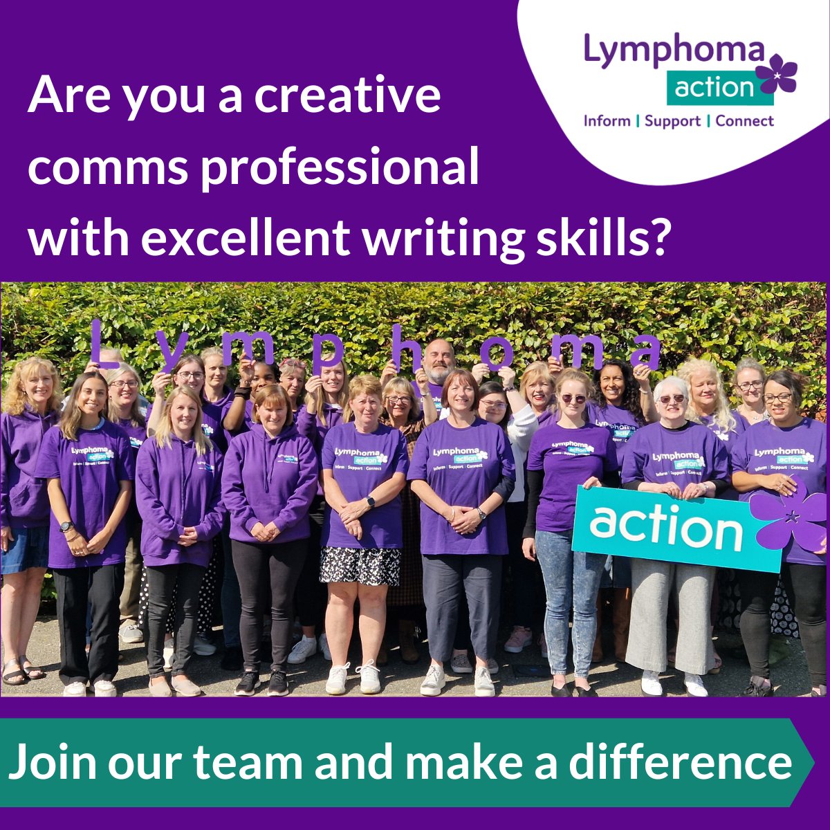 LymphomaAction's tweet photo. We need a part-time Communications Manager to join our team as a maternity cover. If you have the skills to deliver campaigns, act as a brand guardian &amp; lead email marketing we want to hear from you!
Closes 8 Feb, full details > https://t.co/oyL3ZLsXFT 
#CharityJob #CharityComms https://t.co/eToTjNKhoC