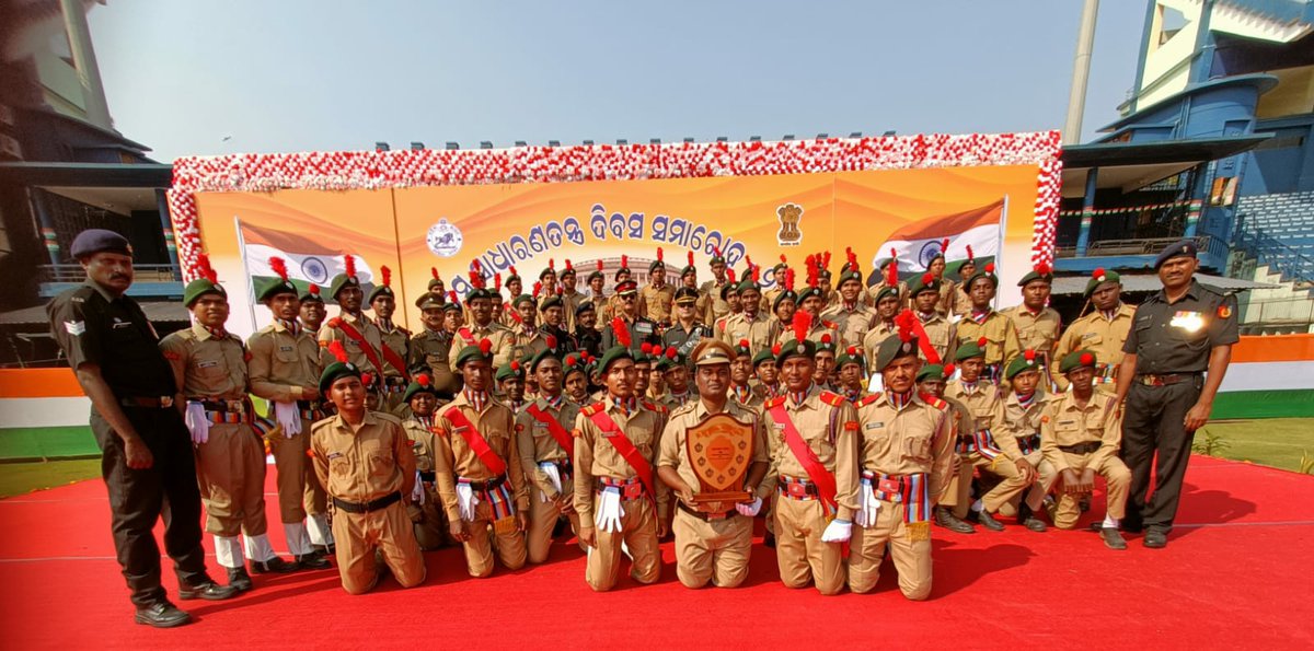 Unboundedarmy's tweet photo. Today on this auspicious occasion of 74th Republic Day where our Unbounded Soldiers showed full potential and energy in Cuttack Barabati stadium and brought Laurels to the Unit and College.
@OneODArtyBtyNCC
@HQ_DG_NCC
@kalinga_sagar
@utkalpride
@dcp_cuttack
@CuttackDM
@CMO_Odisha https://t.co/pcOV9N0hnU