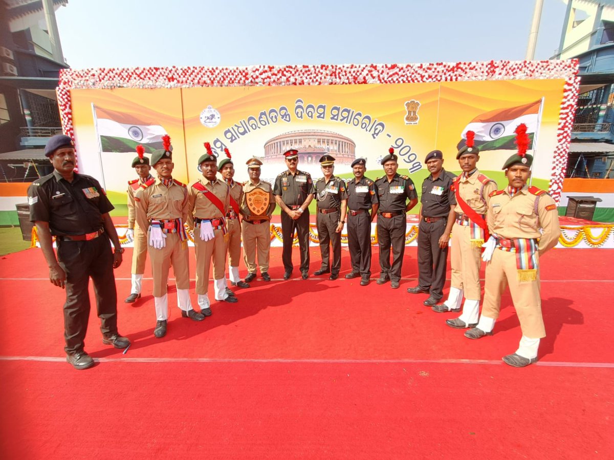 Unboundedarmy's tweet photo. Today on this auspicious occasion of 74th Republic Day where our Unbounded Soldiers showed full potential and energy in Cuttack Barabati stadium and brought Laurels to the Unit and College.
@OneODArtyBtyNCC
@HQ_DG_NCC
@kalinga_sagar
@utkalpride
@dcp_cuttack
@CuttackDM
@CMO_Odisha https://t.co/pcOV9N0hnU