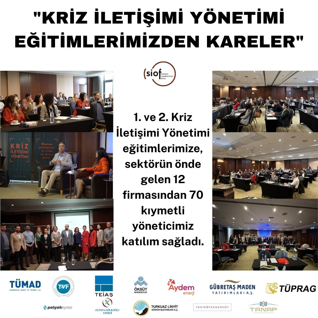 Şirketiniz herhangi bir kriz ile karşı karşıya kaldığında siz itibarınızı nasıl yönetiyorsunuz? Bu soruların cevabı için "Kriz İletişimi Eğitimi 3"te buluşalım!

Kayıt için: 0533 162 67 87- 0533 814 53 83
Mail: info@siofis.com

#kriz #kriziletişimi #kriziletişimiyönetimi #eğitim