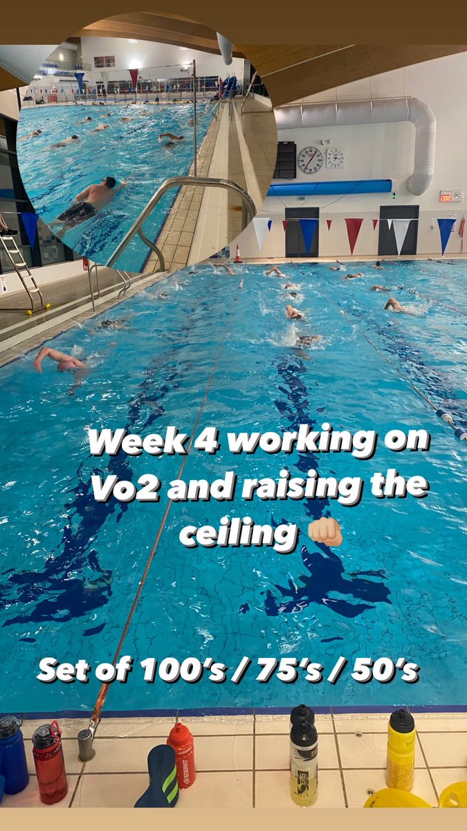Great effort from everyone in the pool this morning!!