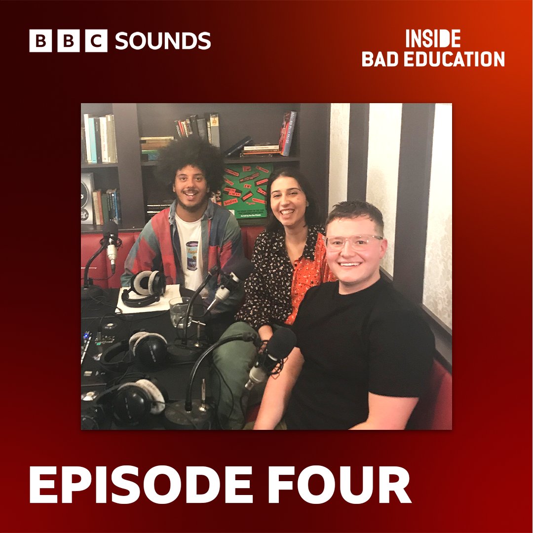 BBCSounds's tweet photo. Completed the new @bbcthree series of #BadEducation already? 🧑‍🎓

GREAT. Join @NathanBryon and cast for behind-the-scenes insight 🎧