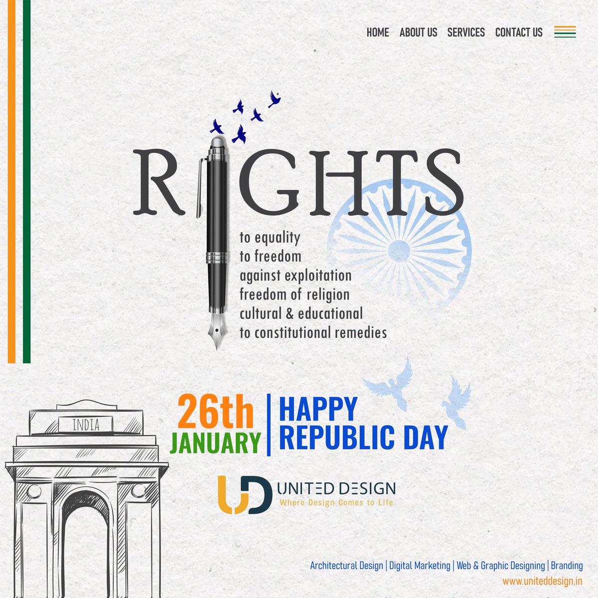 Celebrating the spirit of unity and freedom on this #RepublicDay 🇮🇳 #JaiHind #India
#RepublicDay #India #JaiHind #IndependenceDay #Patriotism #NationalPride #Freedom #Unity #Tricolor #Flag #Celebration #Tradition #Heritage #Honor #Salute #73rdRepublicDay
