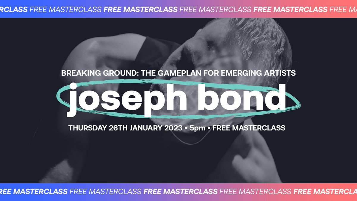 ⚠️ Calling all art students! ⚠️ ⁠
⁠
Join this week's freelance masterclass with multidisciplinary artist Joseph Bond! 🎨⁠
⁠
Learn how to get your artistic practices off the ground
⁠
Click the link to register 👉us06web.zoom.us/meeting/regist…
⁠