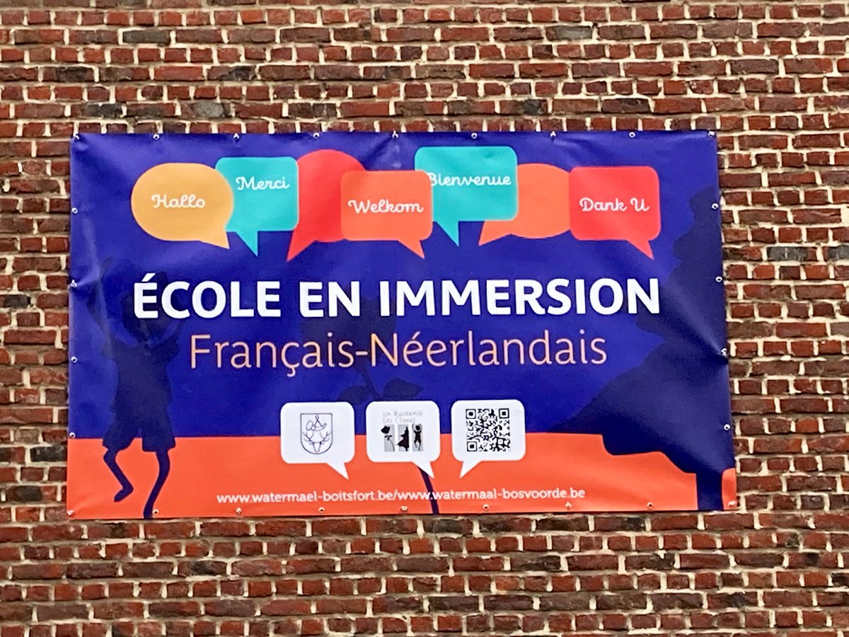 DefournyFran's tweet image. Il y’a 4 ans, nous décidions d’inscrire nos enfants dans une école néerlandophone car rien (ou presque) n’était prévu dans l’école communale du quartier pour apprendre décemment la 1ère langue du pays🇧🇪.
👉 4 ans + tard, les lignes bougent à #Bruxelles, et dans le bon sens.👍
