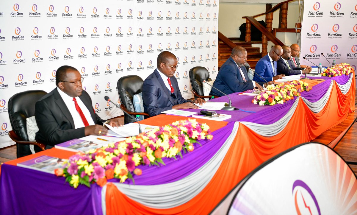 KenGenKenya's tweet photo. "In the year under review, we commissioned the 86MW Olkaria I Unit 6, further increasing our baseload capacity." @KenGenKenya Ag. MD and CEO, @Seremtoek. #KenGenAGM2022 #EnergyChampion ^EM https://t.co/16CPgkHWy0