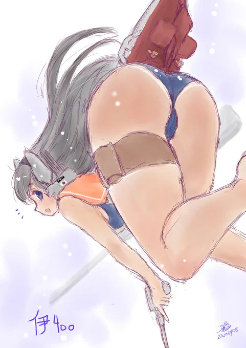 #くそ寒いので水着絵を貼る 