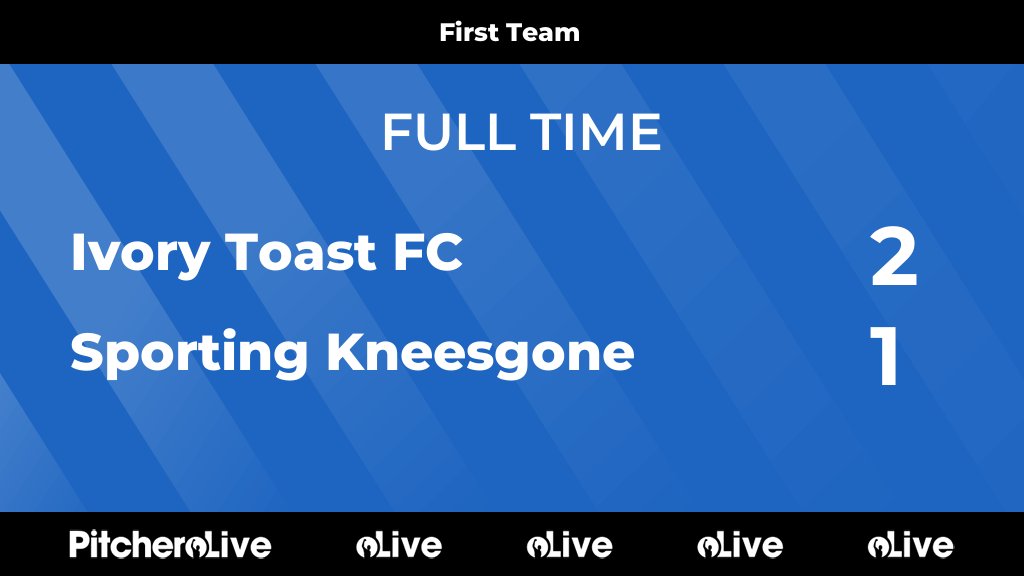 IvoryTFC2014's tweet photo. FULL TIME: Ivory Toast FC 2 - 1 Sporting Kneesgone
#IVOSPO #Pitchero
https://t.co/kAAWwrhbC0 https://t.co/EKRuRtmoNj