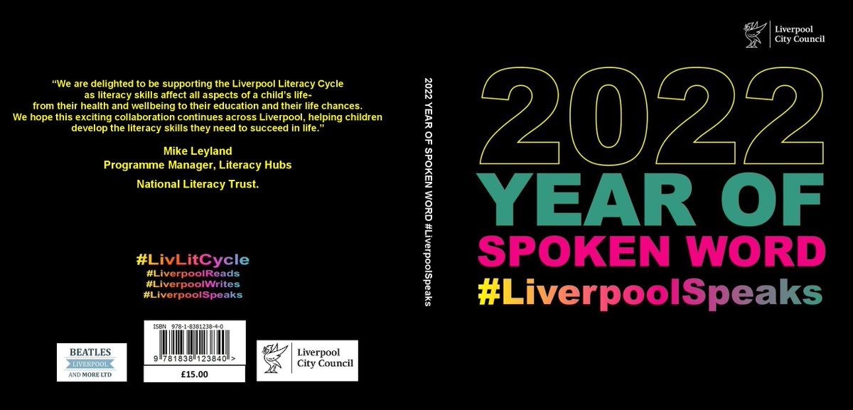 Who is coming to the launch of the Liverpool Year of Reading tomorrow? @Lpoolcentlib 1-4.30pm. Our book celebrating the Year of Spoken Word will be available from @BLandMore #LiverpoolReads #LivLitCycle #LiverpoolSpeaks @LivLitCycle @CultureLPool @KingsleyandCo_ @TaukPublishing