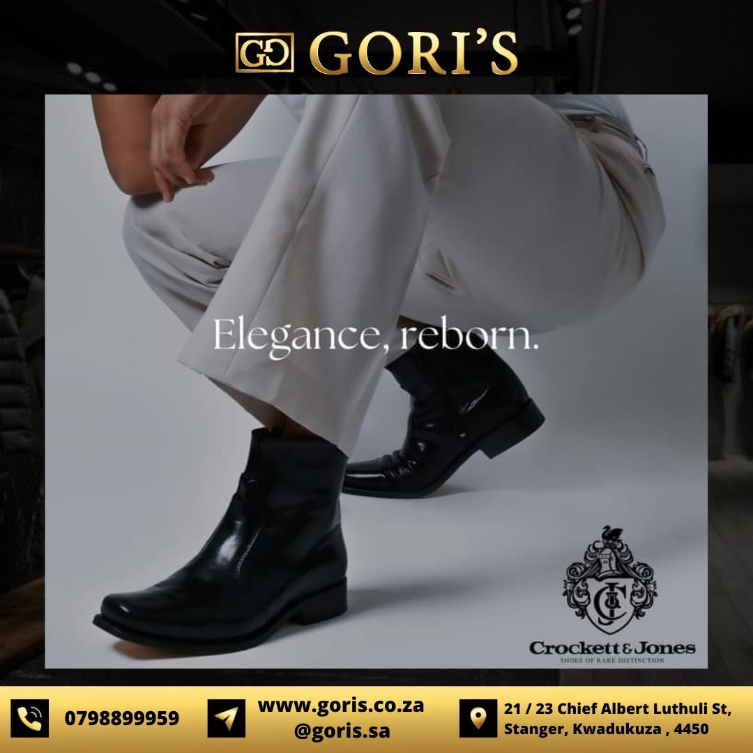 GorisTm's tweet photo. ' elegance, reborn ' 👞

Brand Name :
CROCKETT AND JONES  

#crockettandjones #crockettandjonesshoes 

📲 0798899959

GORI'S ™
🏢 21 - 23 Chief Albert Luthuli Street,
Stanger - Kwadukuza
📲 0798899959 

GORI'S ™
' for the discerning Gentleman '

#gorissouthafrica #stangerhasit https://t.co/8EQhneOTiZ