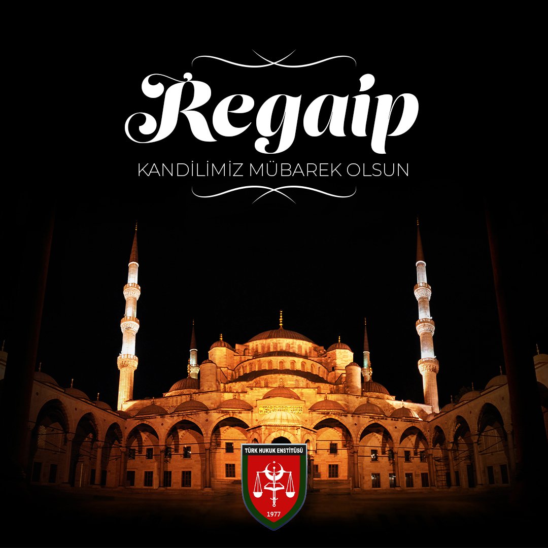 Türk İslam aleminin #RegaipKandili mübarek olsun.