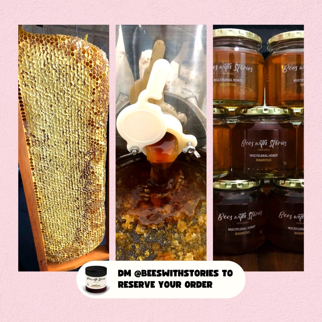 Honey harvesting is underway in Mauritius. Want Mauritian honey? DM to reserve yours now. Stock is limited.

#Mauritius #lokal #localhoney #beeswithstories #honeyproducts