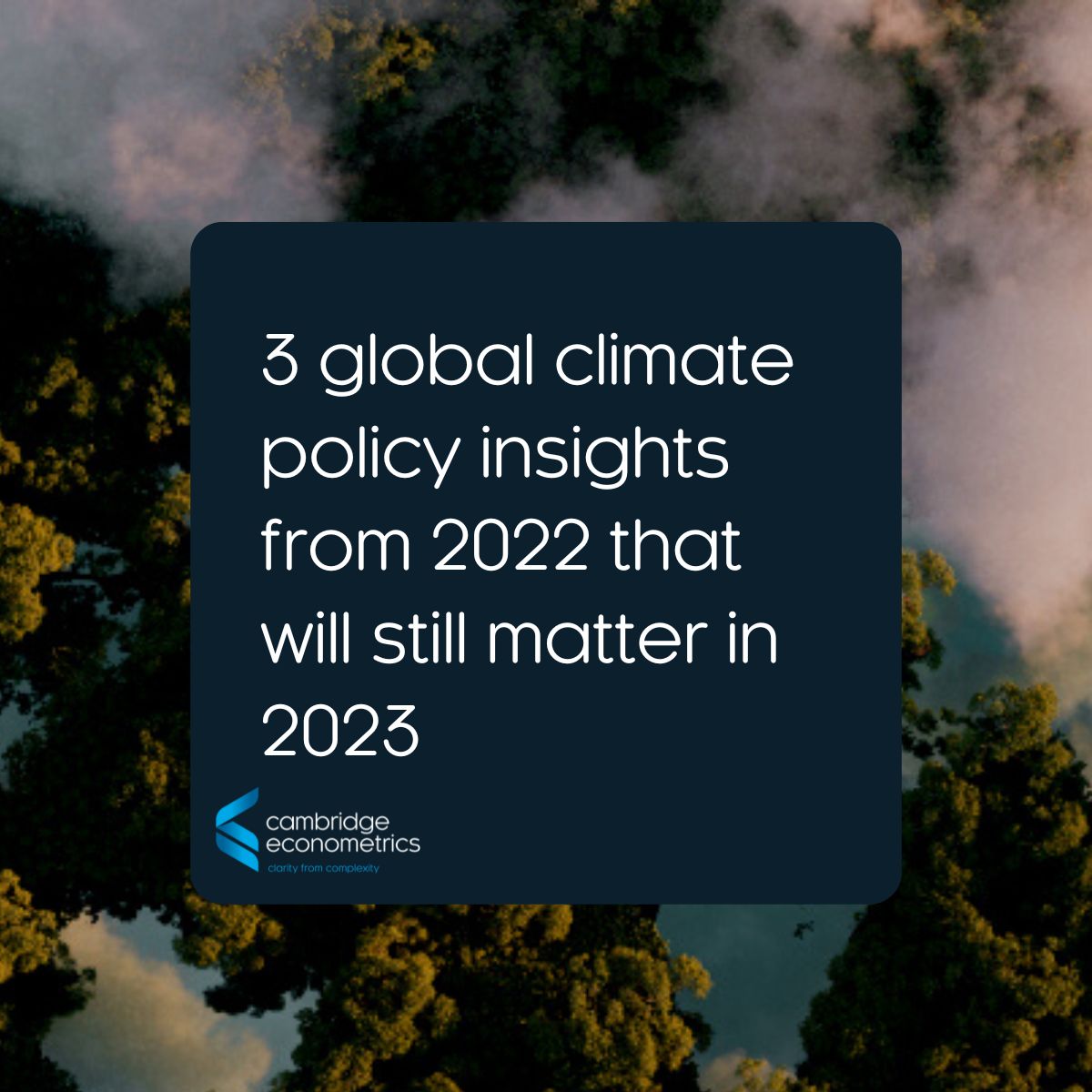 Cambridge Econometrics tweet media