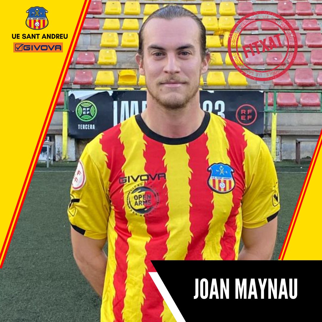 FITXATGE ✅ | Joan Maynau reforça la banda esquerra del Sant Andreu. El futbolista de Tossa pot jugar com a lateral, carriler o extrem. Benvingut, <a href="/JMaynau/">Joan Maynau</a>!

🔗 bit.ly/FitxatgeJoanMa…
