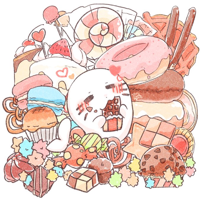 「板チョコ クッキー」のTwitter画像/イラスト(新着)