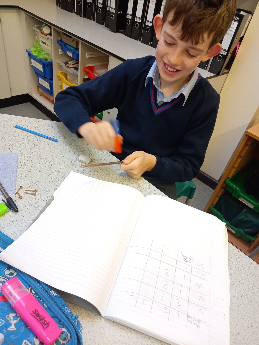 OPSScience's tweet image. Year 5 are looking at the properties of materials and exploring with magnetism this morning. Can magnetism be induced in an iron nail? We think so! @OPS_OratoryPrep #STEMeducation