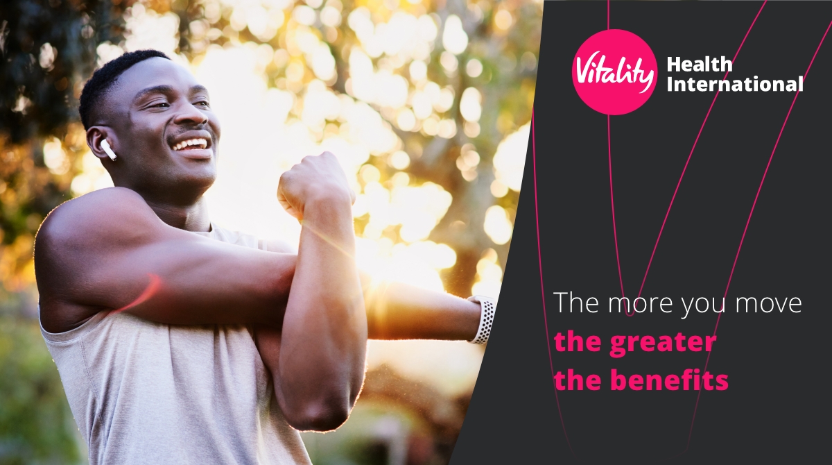 There are great benefits of physical activity such as:
✅ Improved brain health
✅ Lowered disease risks 
✅ Strong bones and muscles

Get moving today: discv.co/gettingactive. 

#VitalityHealthInternational #20twentyme #exercise
