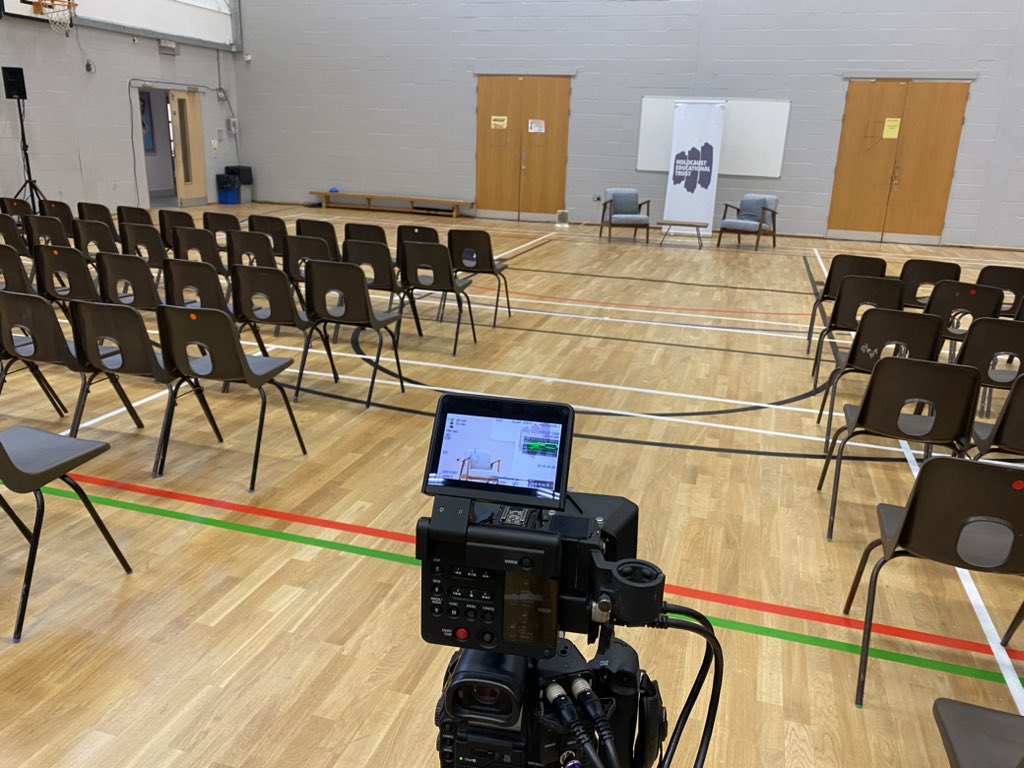 PrestonManorSch's tweet photo. We’re delighted that our School has been chosen to host this live event. #AskRuth #HolocaustMemorialDay @HolocaustUK https://t.co/Vfj2wOLFO5