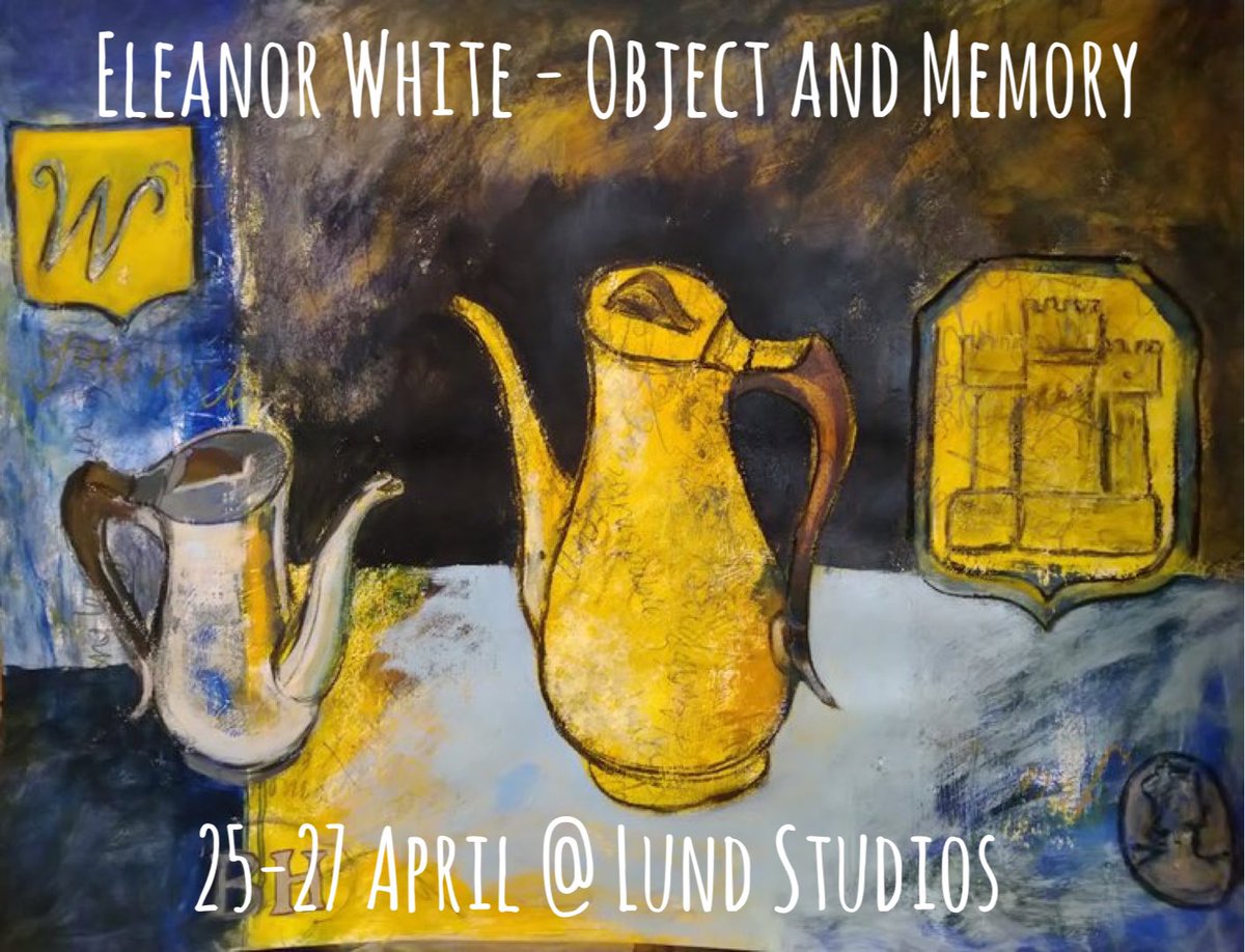 Eleanor White, 25-27 April 'Object and Memory':
Exploring scale, mark-making, surface texture and colour - this course is sure to push your practice and thinking in a creative and ambitious manner.
Visit our website to find out more and book your place…. the-lund.co.uk