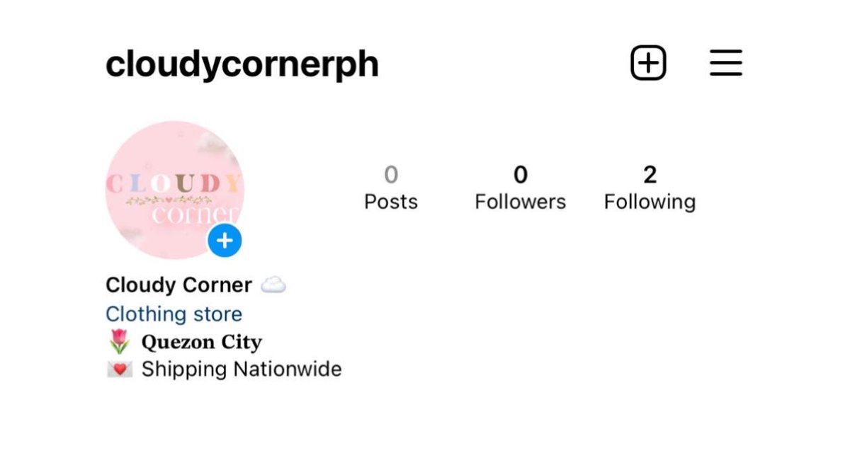 we are opening very soon! hope you could look forward to it & give the page a follow ☺️💗 instagram.com/cloudycornerph/