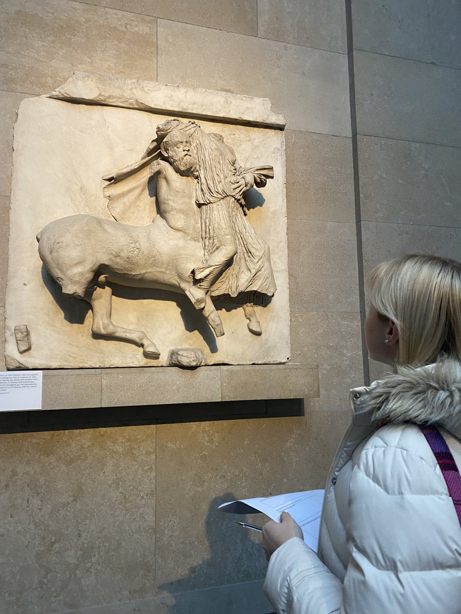 RHSClassics's tweet image. A great time at the Classics trip to the British Museum last week.