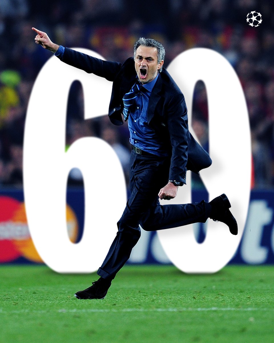 ChampionsLeague's tweet photo. Happy 60th, José Mourinho! 🥳🎈

#UCL https://t.co/tRNbktcBIV