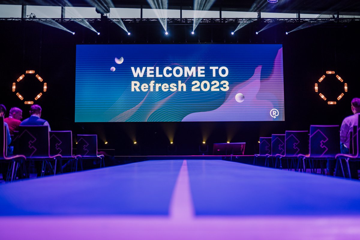 RefreshRocks's tweet photo. Refresh 2023 has officially kicked off! We hope you enjoy the program and leave here with a refreshing experience ๐พ
#refreshrocks #refresh2023 https://t.co/gmMxo4K2Ei