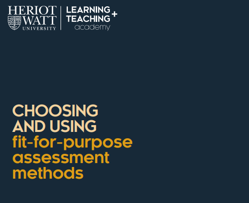 LTA_HWU's tweet photo. ❓❔Decisions! Decisions! ❔❓

Selecting the best assessment method can be tricky.  

To inspire creative thinking &amp; practical development of meaningful assessments, explore our new @HeriotWattUni resource, produced by @kay_sambell and @ProfSallyBrown.

https://t.co/6549WZmIXl https://t.co/B7R2AhlS7i