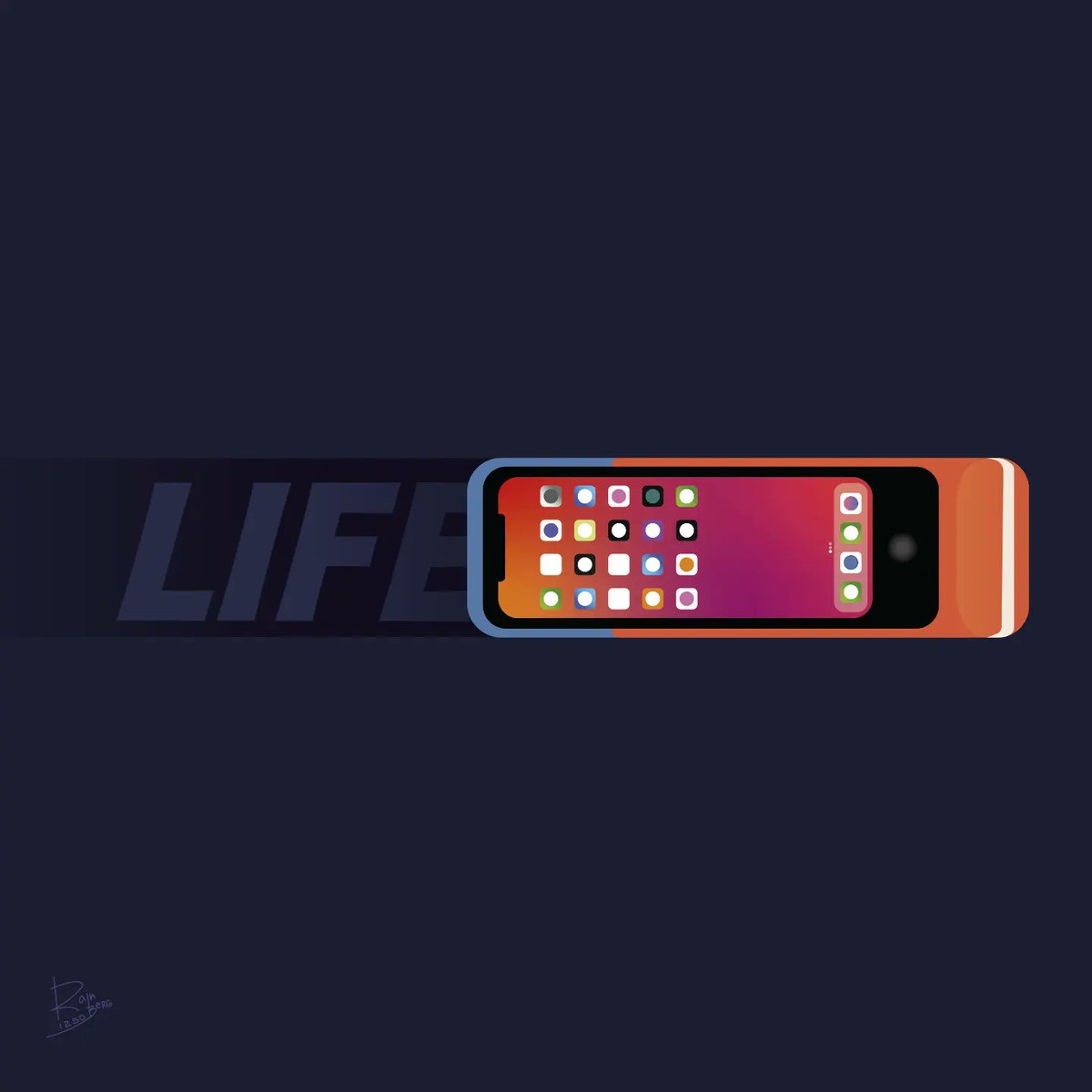 1250rainberg's tweet photo. Life erasing

#vector #art #Illustrator https://t.co/LhD8PtOZsB