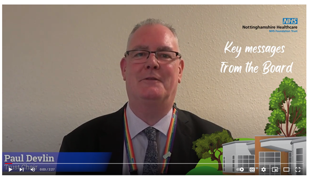 NottsHealthcare's tweet photo. Chair,@Paul_BIMLtd shares key messages from our Jan Board. Including thanks to staff, CAMHS patient story & sustainability focus. @Ifti_Majid, Chief Exec highlighted the importance of celebrating what we do well & recognition in national awards #seenottshc https://t.co/5Xvk478CKc https://t.co/2MwifHRRjC