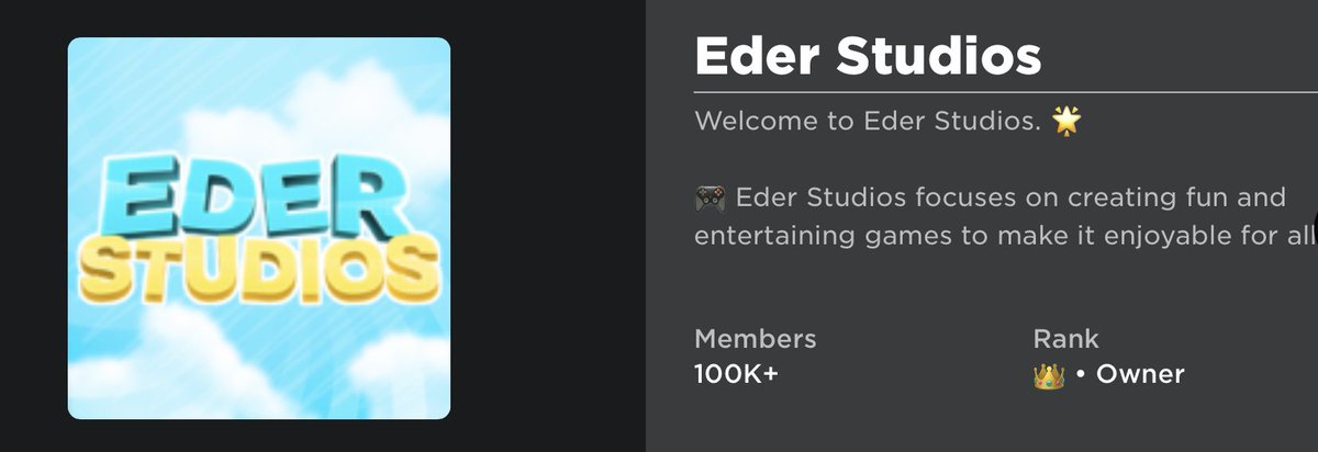 Eder_Studios's tweet photo. Thank you very much for the 100K members of the group! ❤️ https://t.co/niust1lAFA